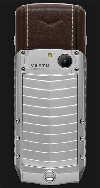 Vertu Acsent new Aluminium, stainless steel keys, brown leather
